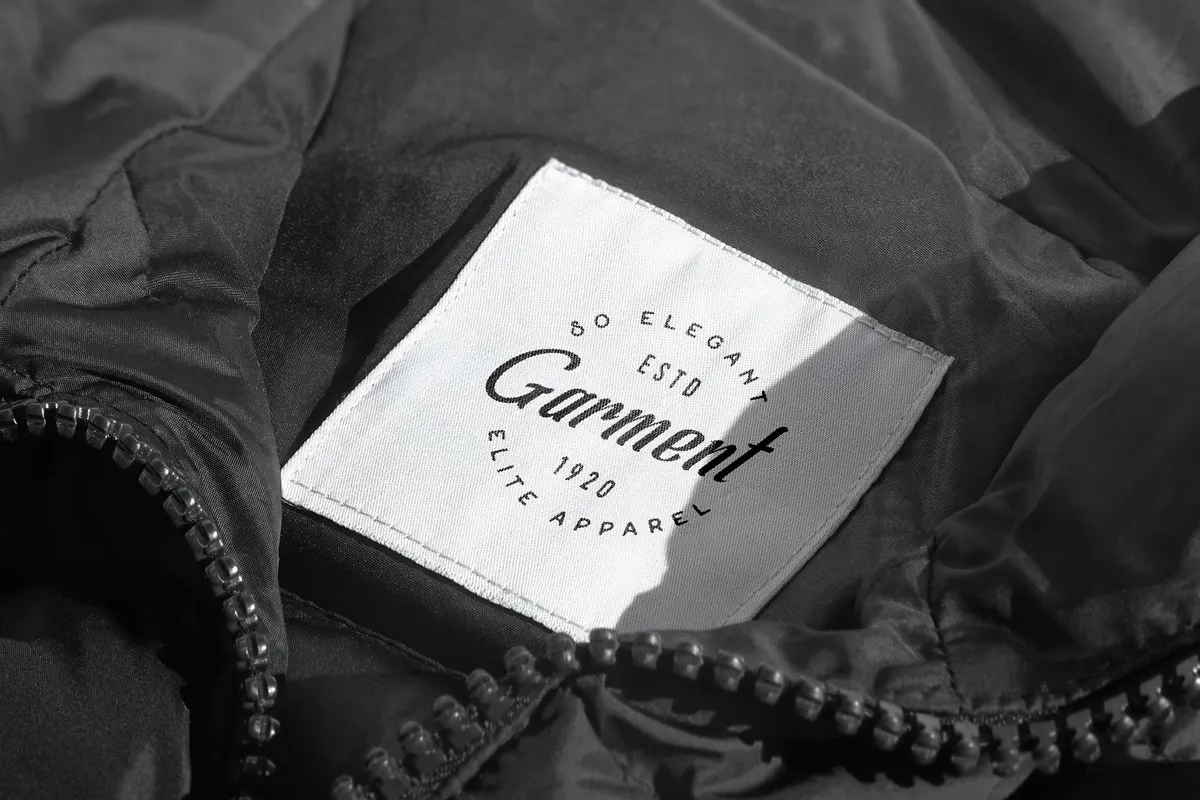 Classic Textile Tag Mockup