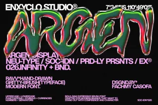 Argen - Hand-Drawn Brush Font