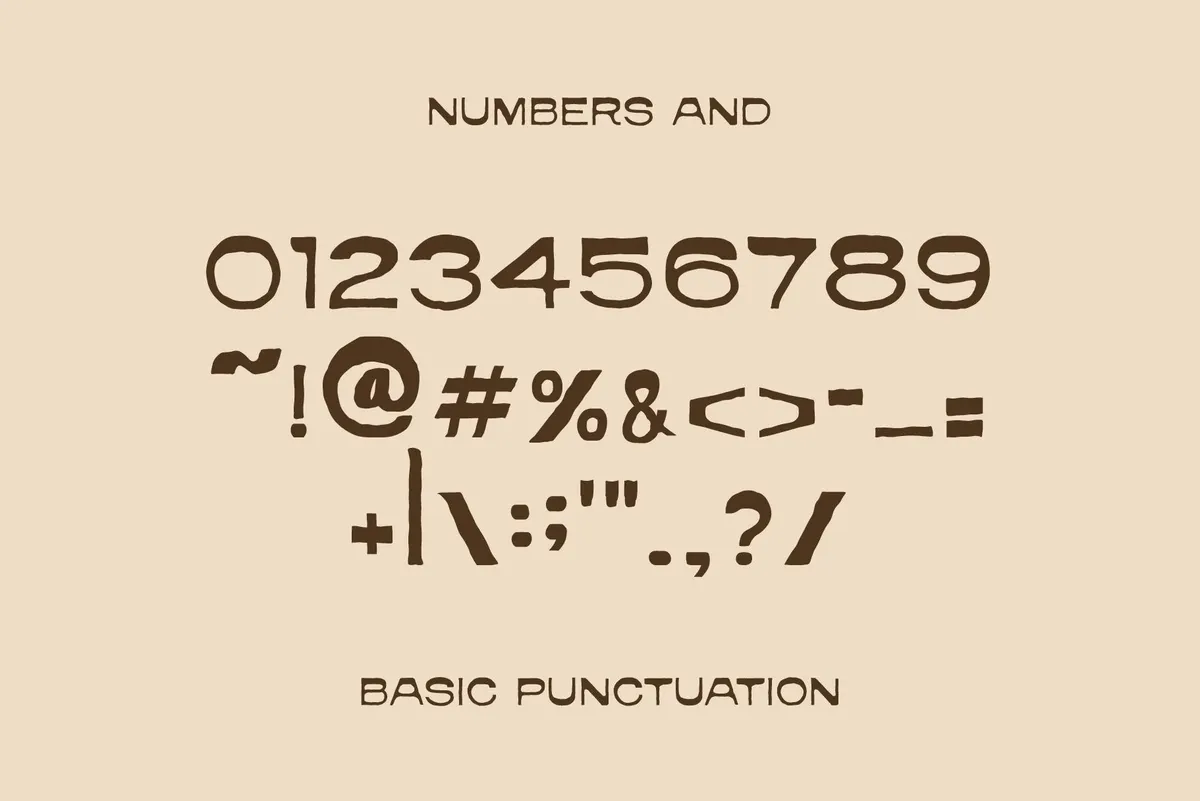 Bearwood - Forest Inspired Typeface