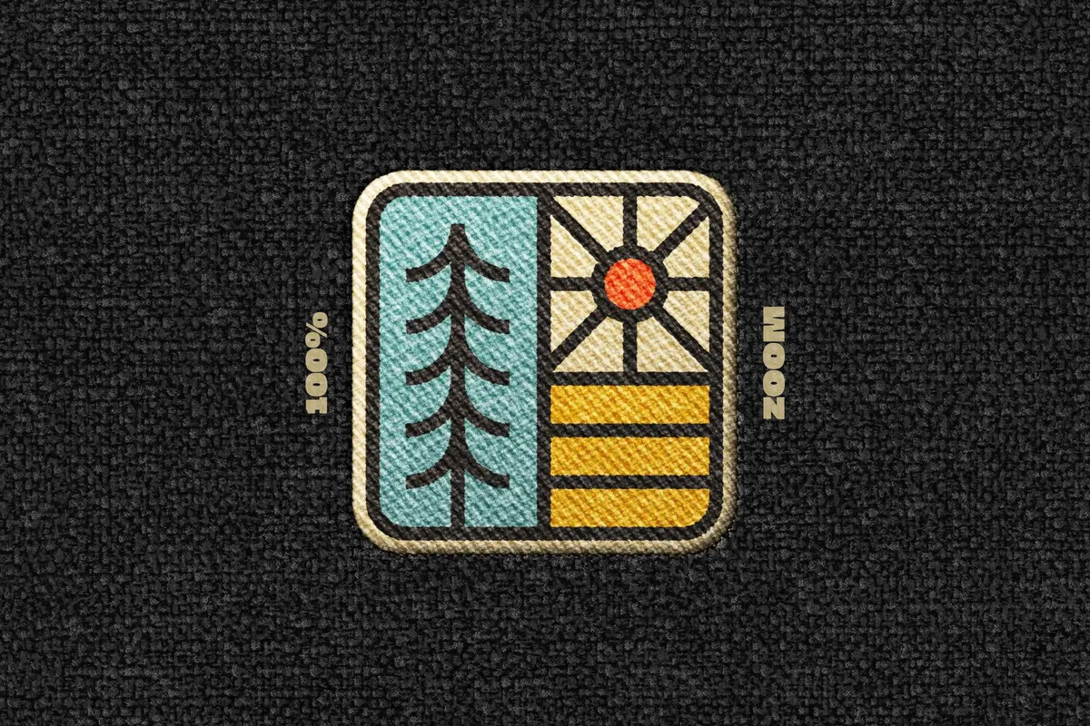 Embroidery Patch Mockup