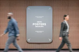 Office Interior Posters Mockups