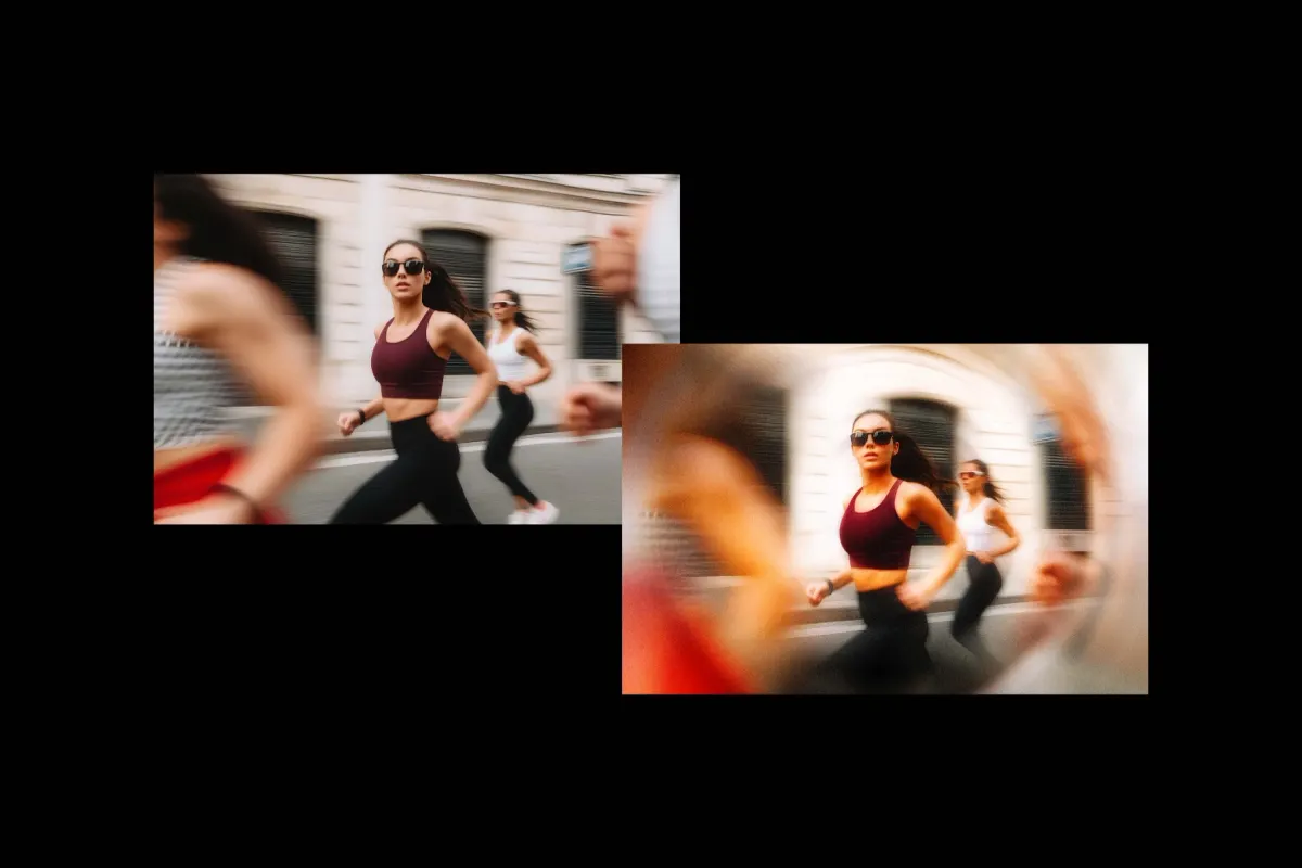Spinning Blurred Photo Effect