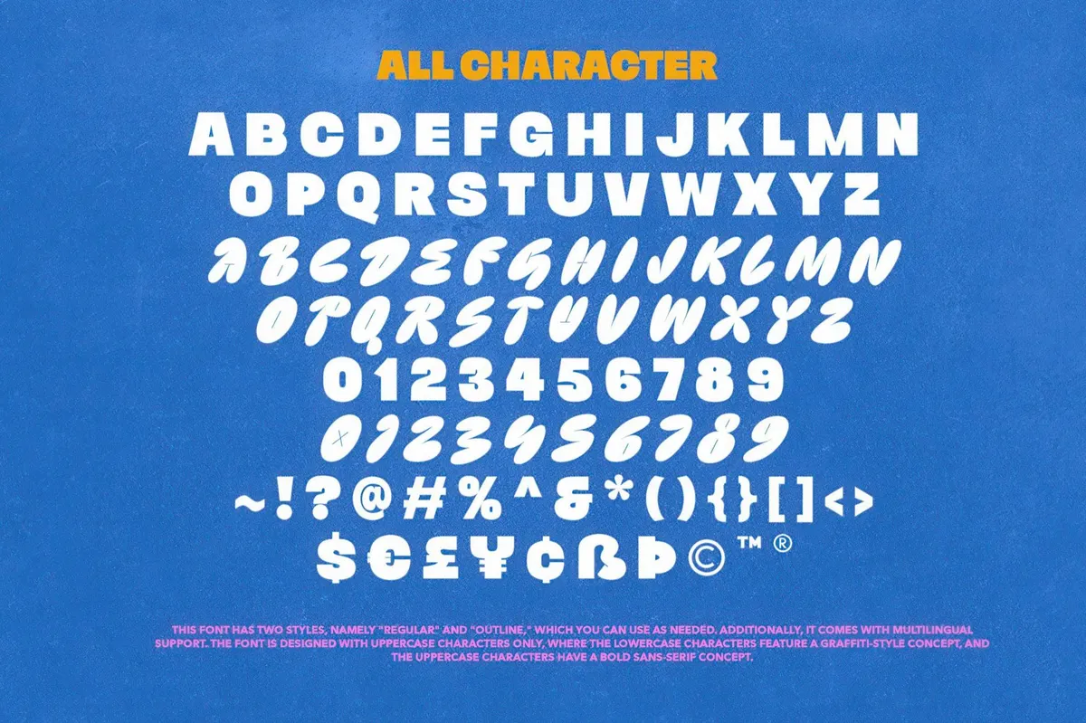 Curious World — Fancy Bold Font