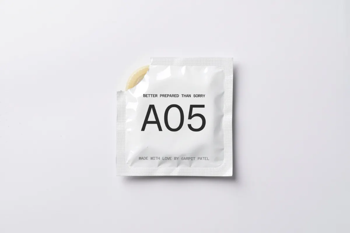 Condom Mockup