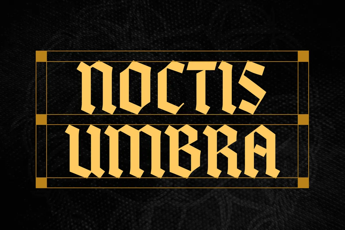 Quitestar — Gothic Blackletter Display Font | Pixelbuddha