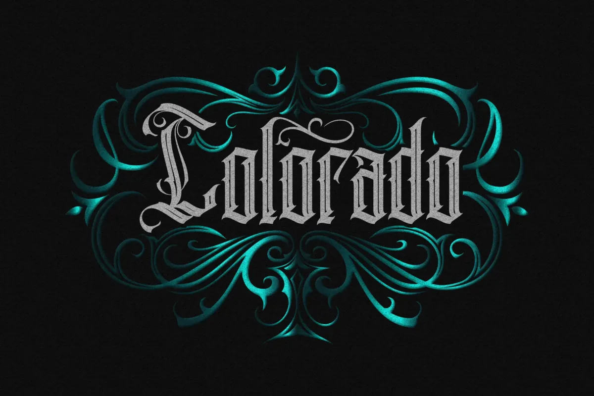 Aihet Script - Vintage Blackletter Font