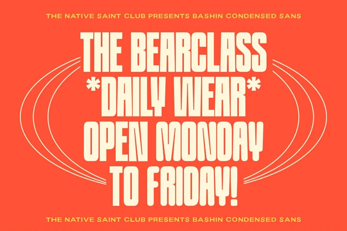 TNSC Bashin - Condensed Sans