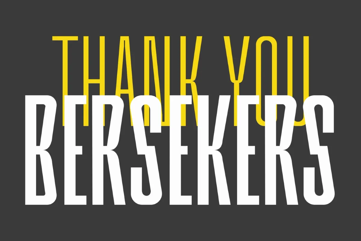 Bersekers - Urban Condensed Font