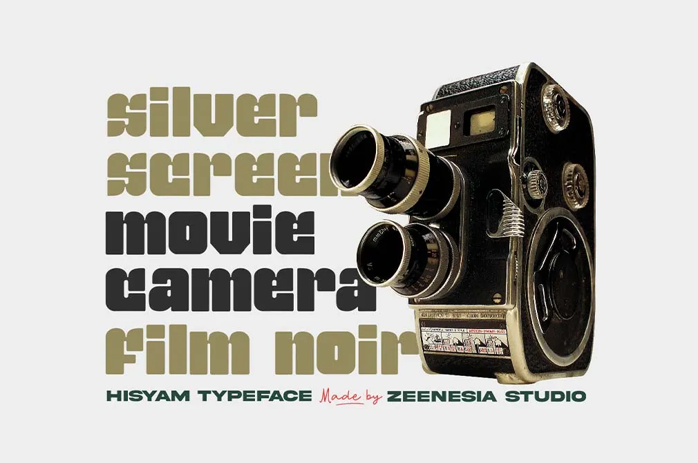 Hisyam Bold Typeface