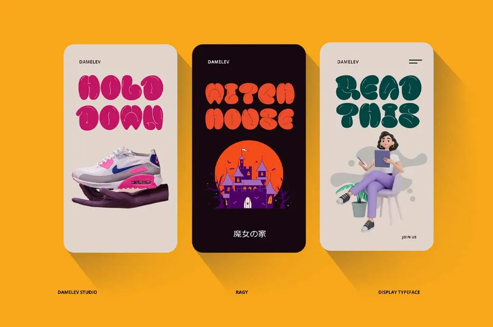 Ragy Bubble Font