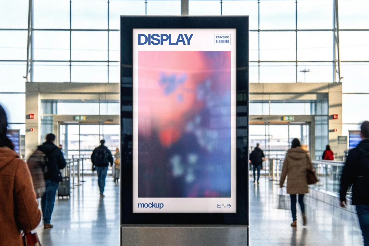 Airport Display Mockup
