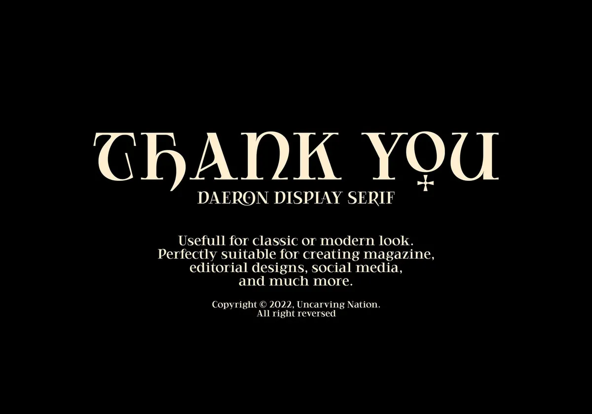 Daeron Display Serif