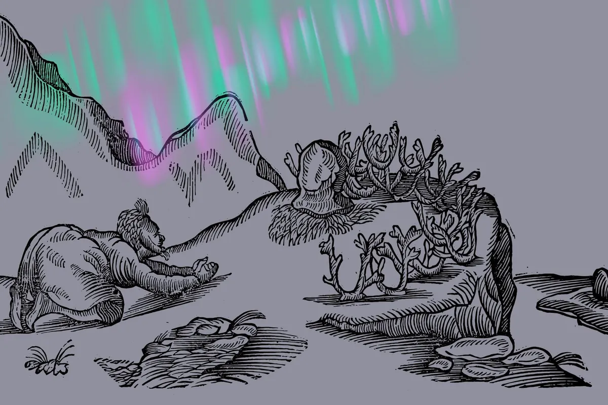 History of Lapland Illustrations Set