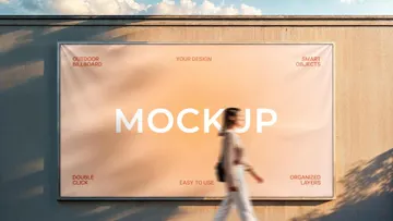 Outdoor Billboard Mockup