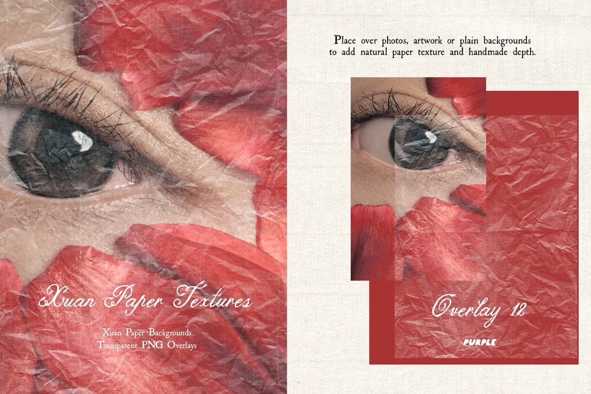 Xuan Paper Textures & Overlays