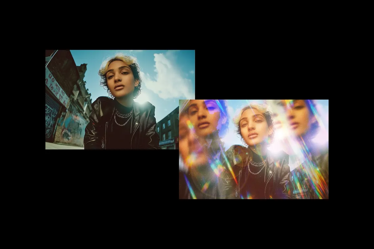 Crystal Prism Photo Effect