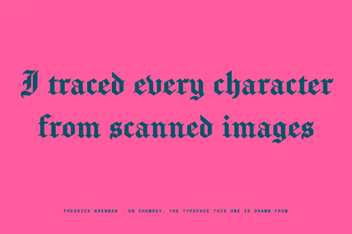 Newspaper Text - Free Textura Blackletter Font