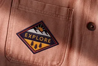 Embroidered Badge Mockup