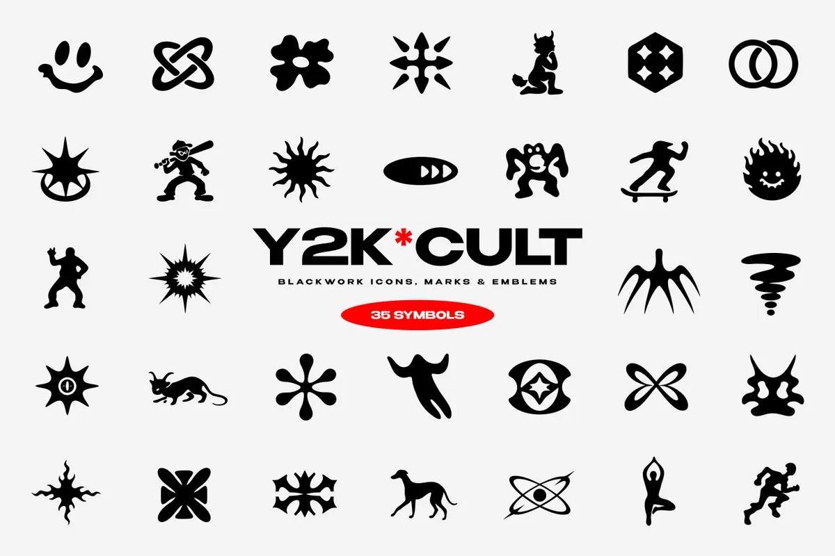 Chaos Kit. 35 Experimental Vector Symbols