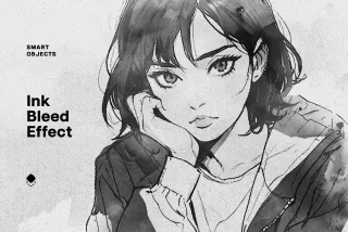 Ink Bleed Photo Effect