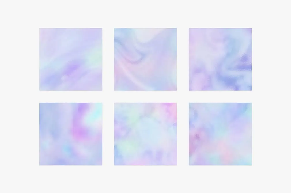 Foil Paper Holographic Texture Set