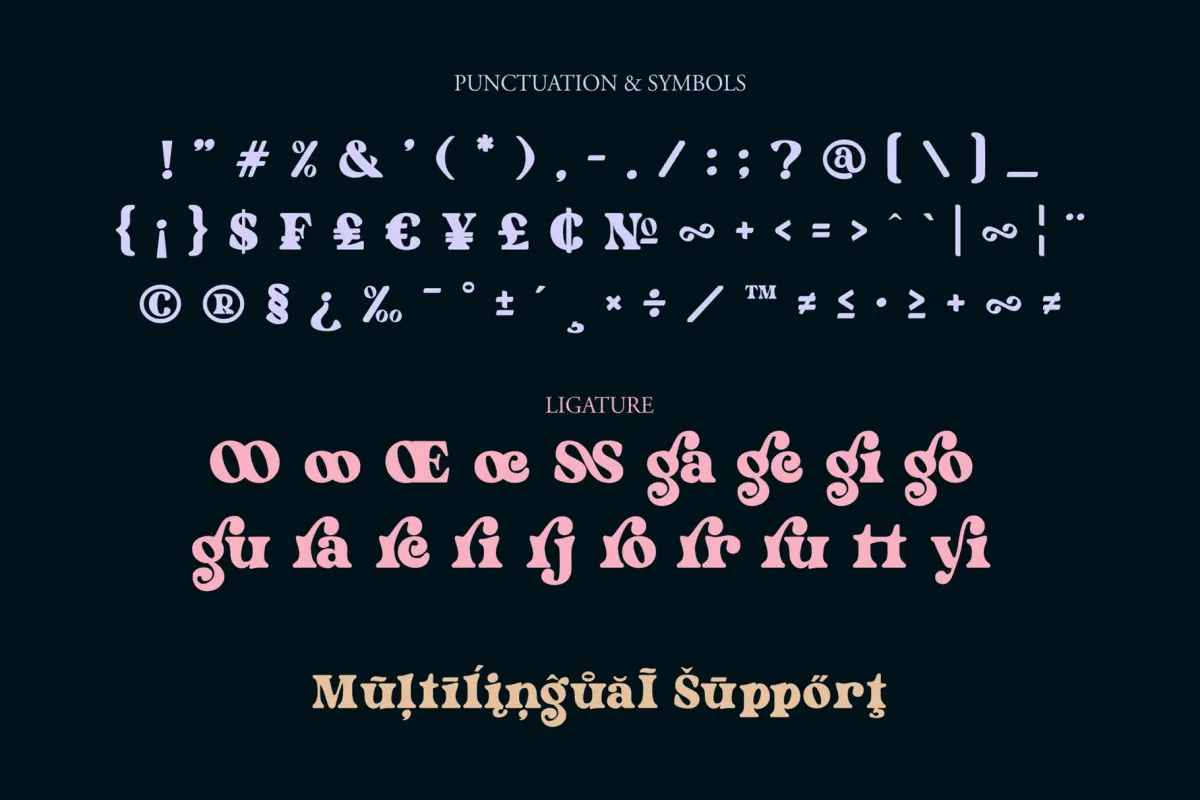 Kerih Moady - Retro Groovy Display Font