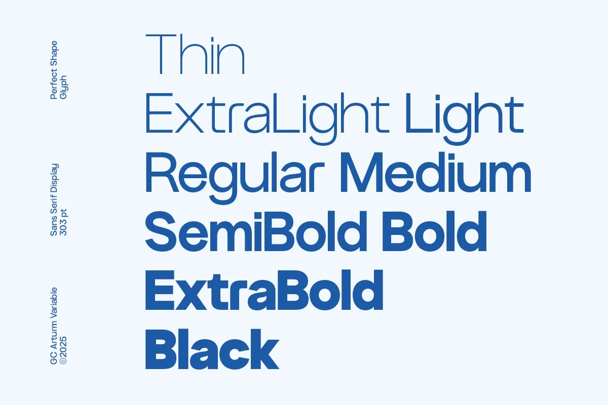 GC Arturm – Modern Variable Sans