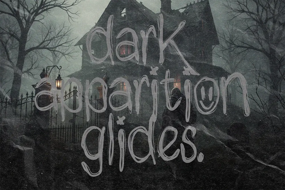 Phantom Silence - Spooky Horror Display Font