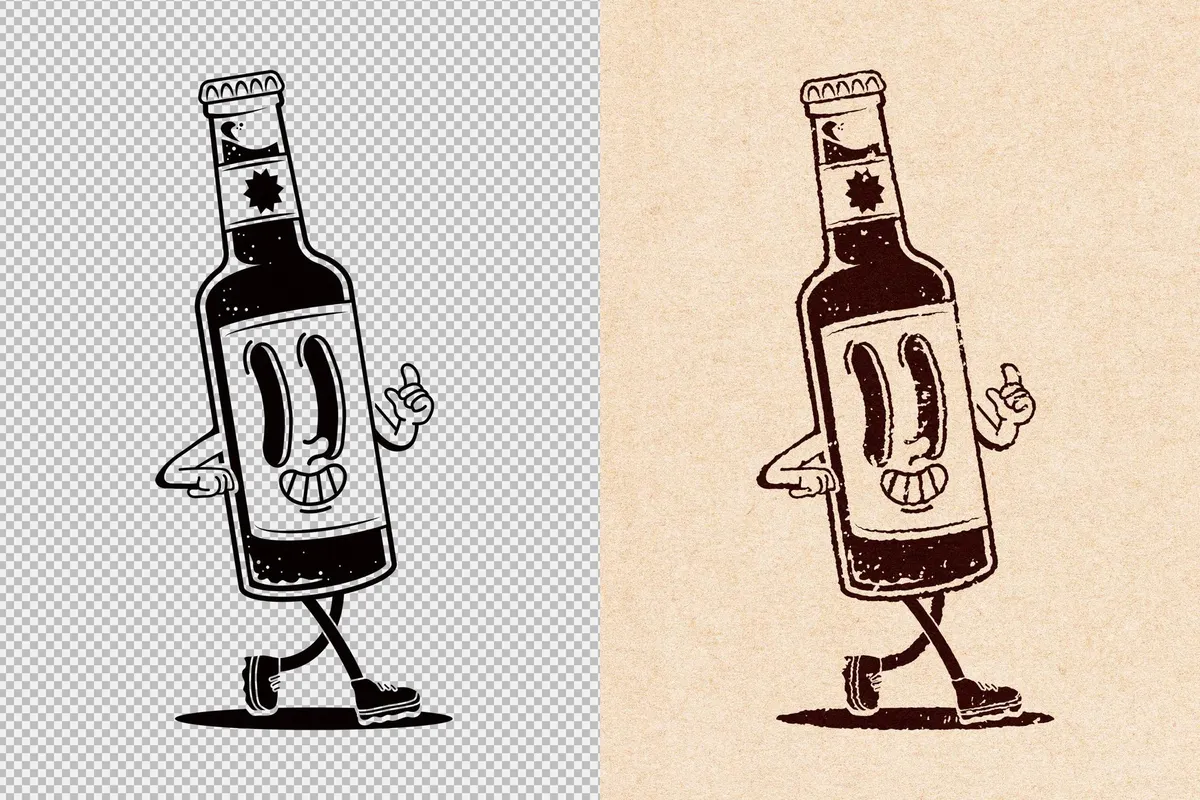 Craft Grunge Stamp Effect