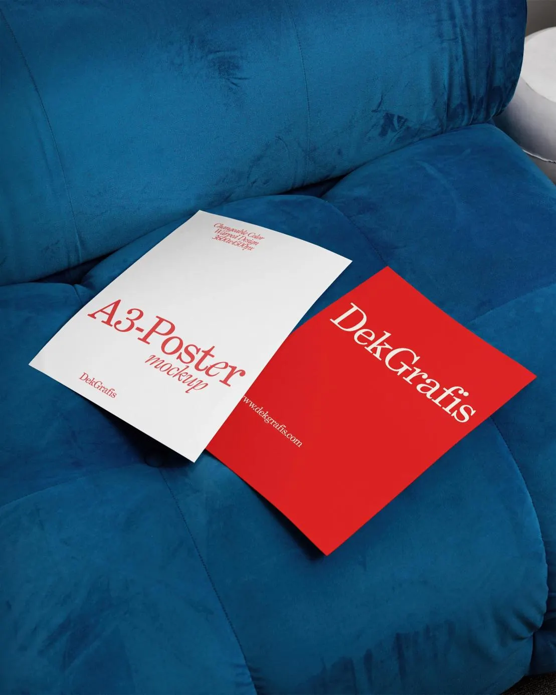 A3 Posters & Plush Mockup Scene