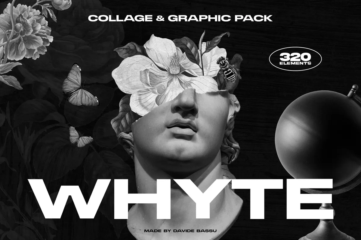 WHYTE Collage Graphic Pack