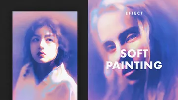 Soft Painting Poster Effect