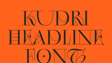 Kudri Weird Headline Font