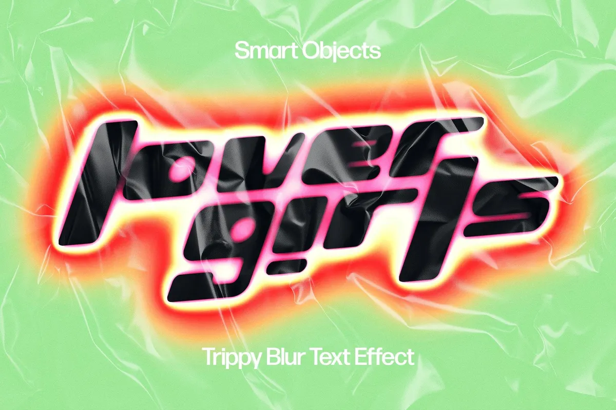 Trippy Blur Text Effect