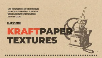 Gray Kraft Overlay Textures
