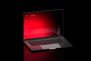 RED MacBook Air Mockup Vol.3