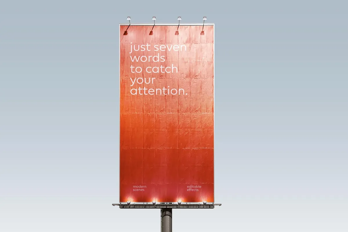 Outdoor Billboard Mockup