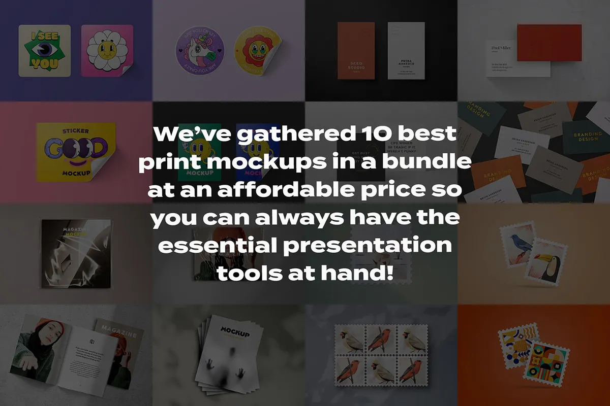 Print Showcase Mockup Bundle