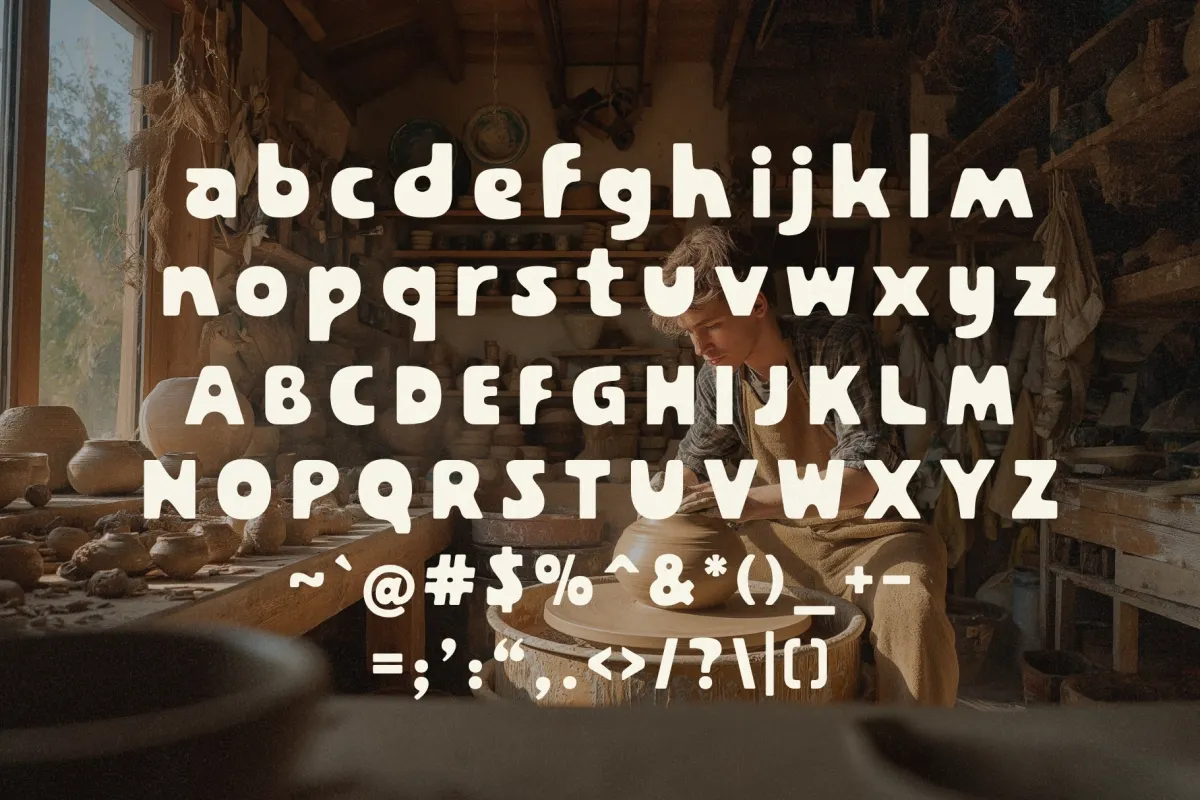 Claycraft - Handmade Display Font