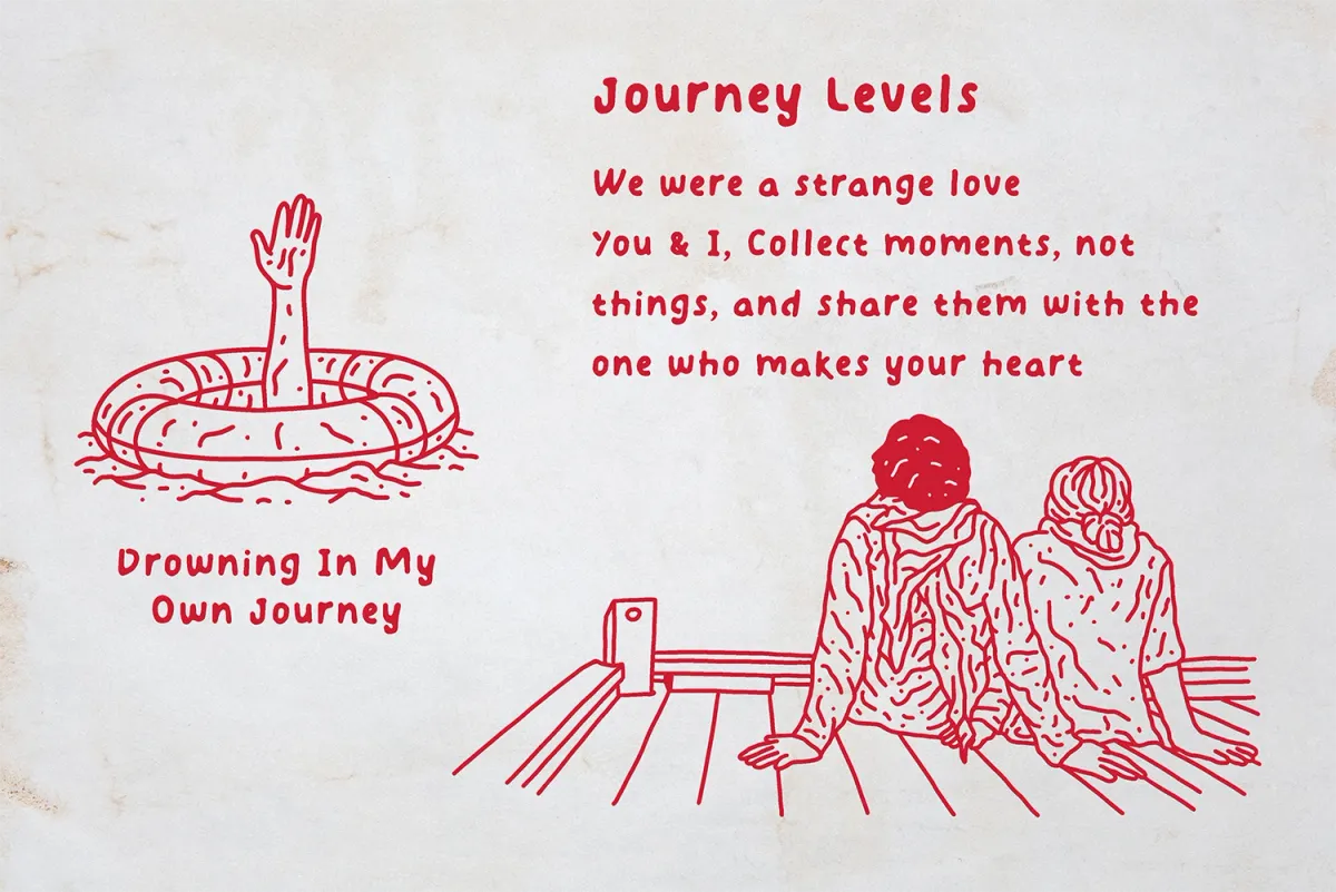 Journey Levels - Handwritten Font