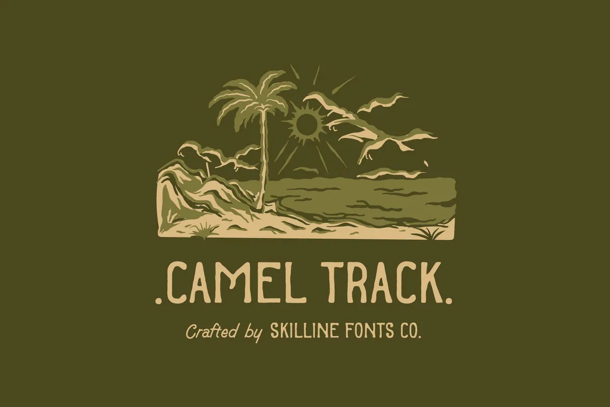 Camel Track - Rustic Vintage Font