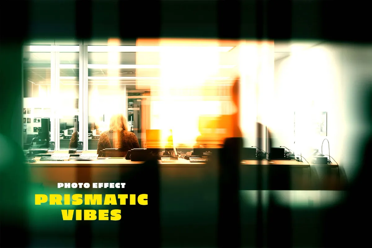 Prismatic Vibes Photo Effect