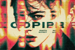 Acid Copier Photo Effect