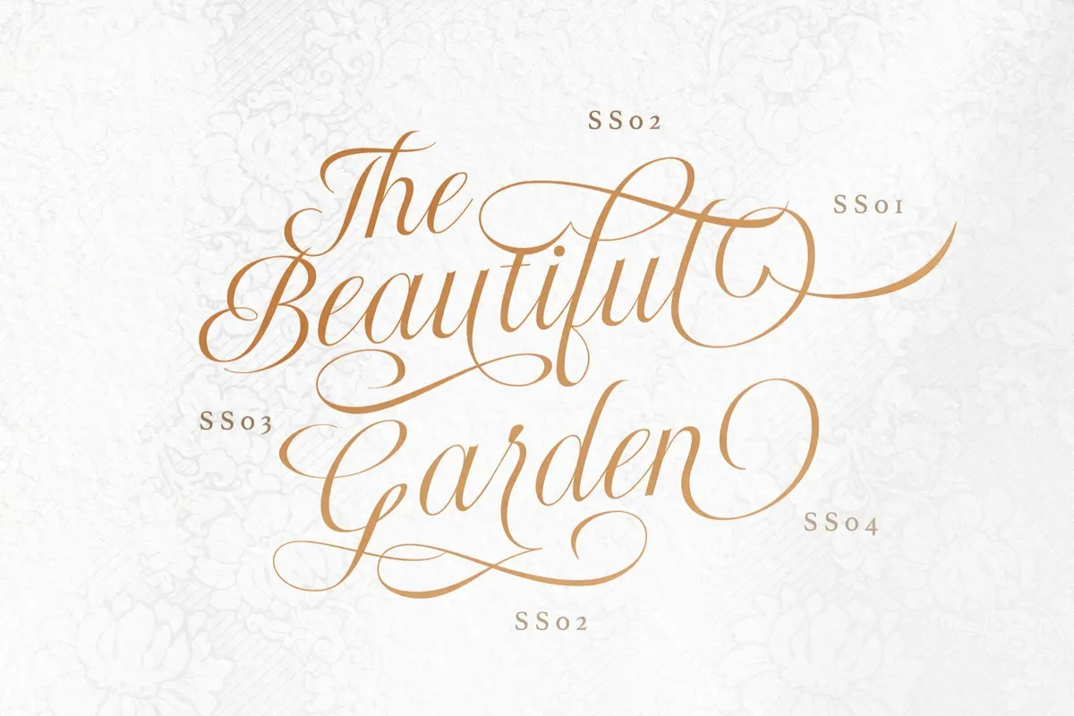 Radiate — Stylish Wedding Script