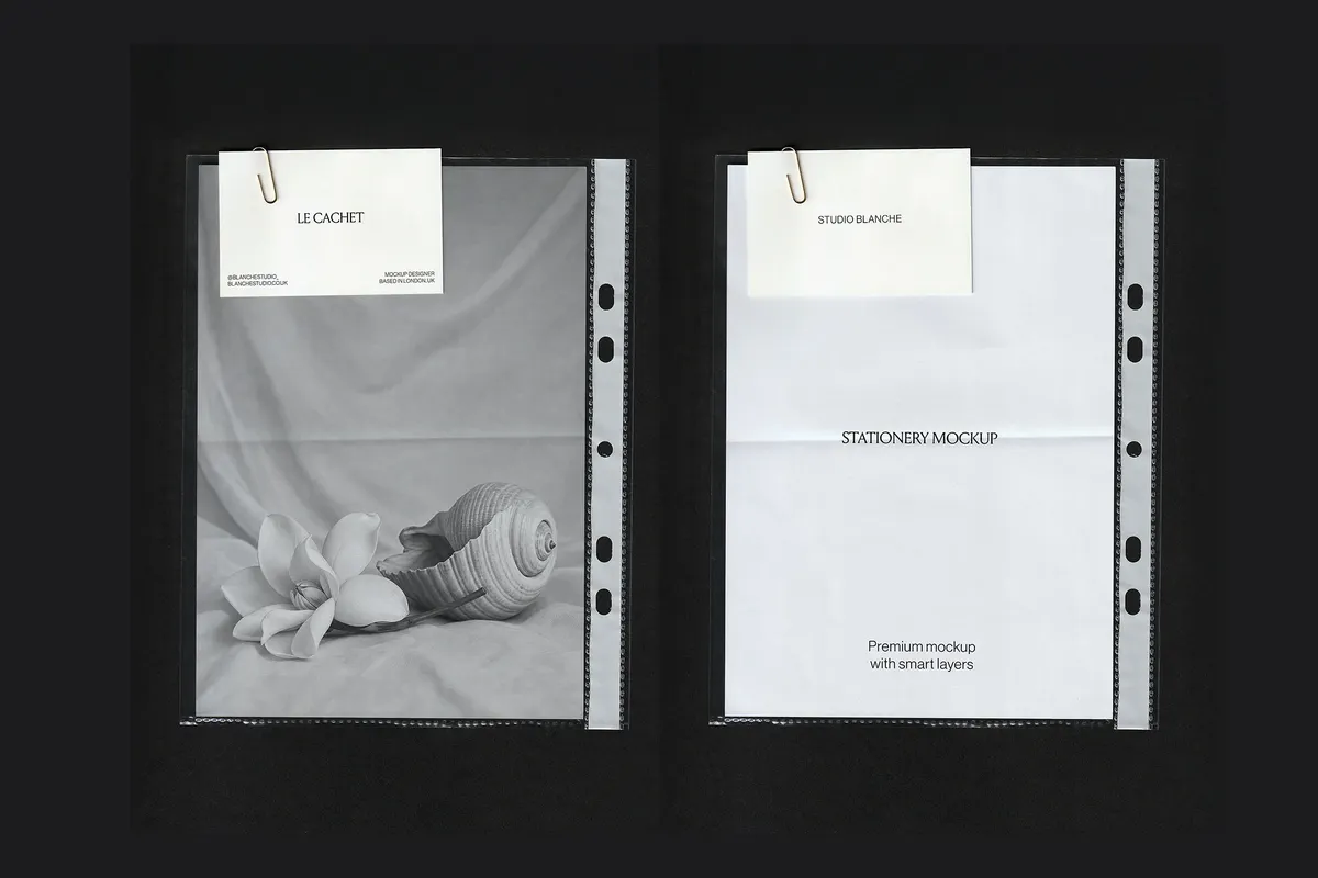 X1946 -  Business Card Pocket Mockup