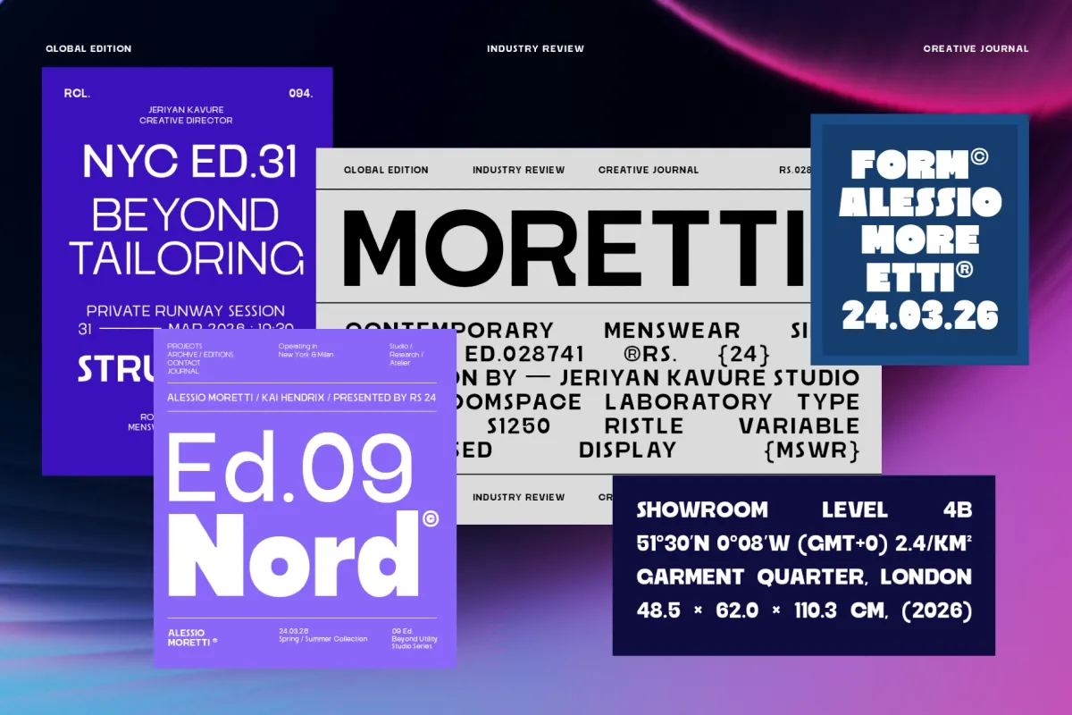 Ristle – Bold Modern Display Sans Font