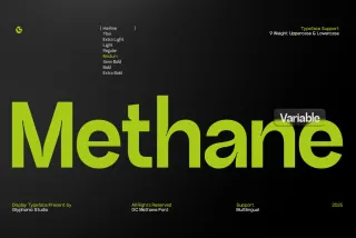 GC Methane Typeface System