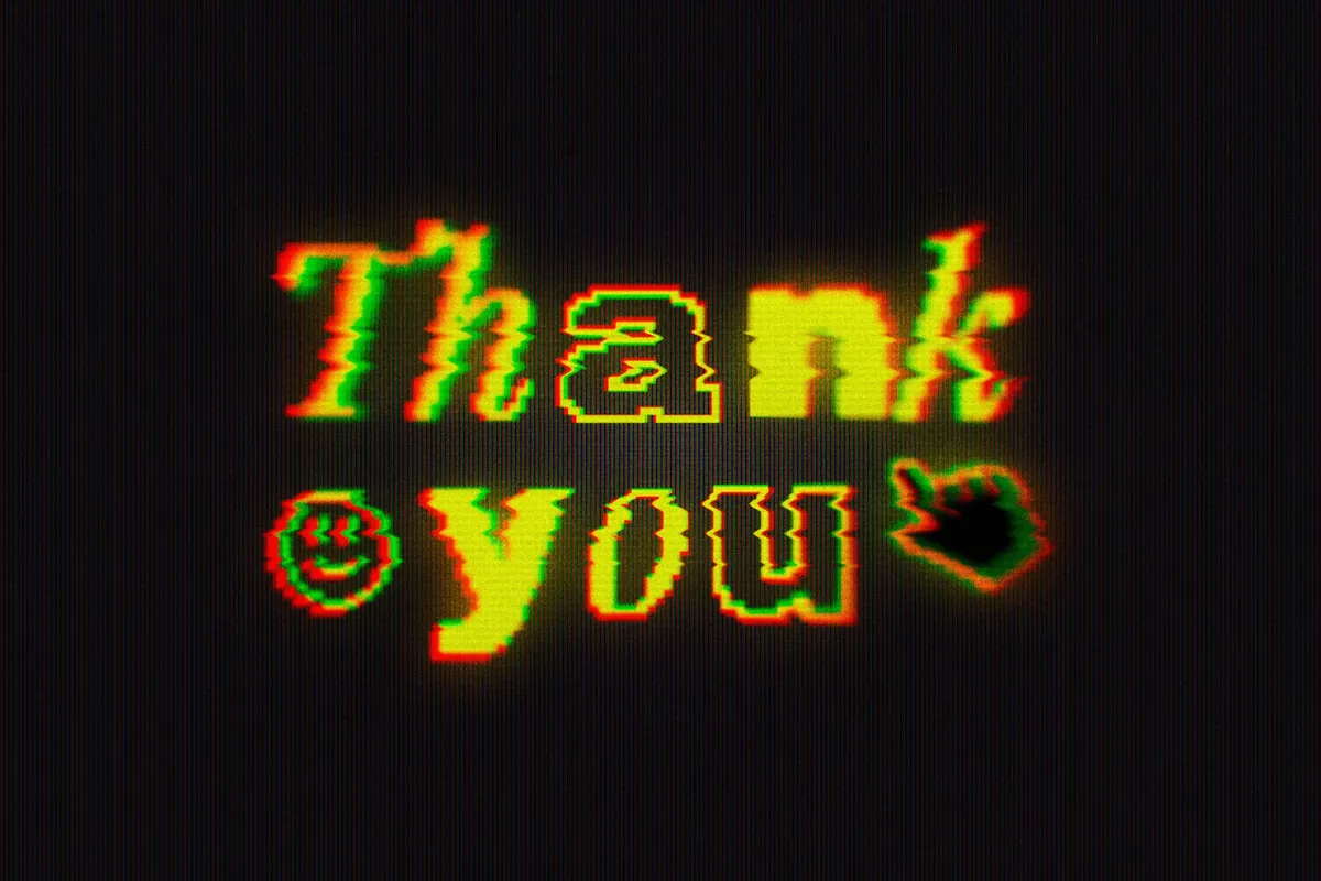 Retro Screen Text Effect