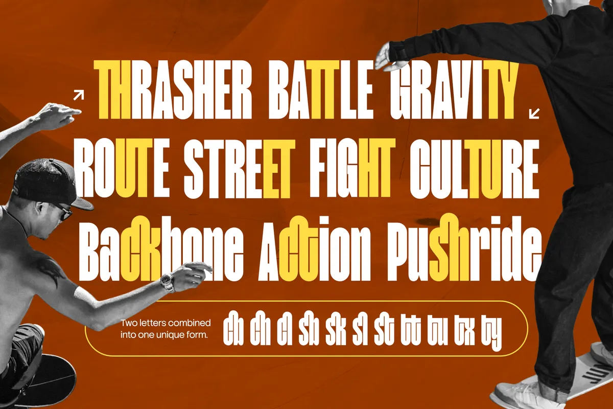 Movault - Tall Super Condensed Sans Serif Font