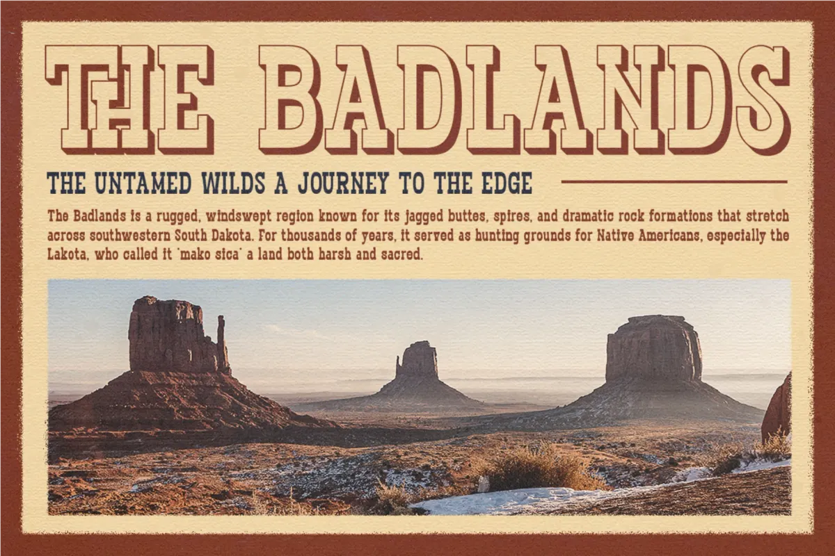 Oldridge - Bold Western Serif Font